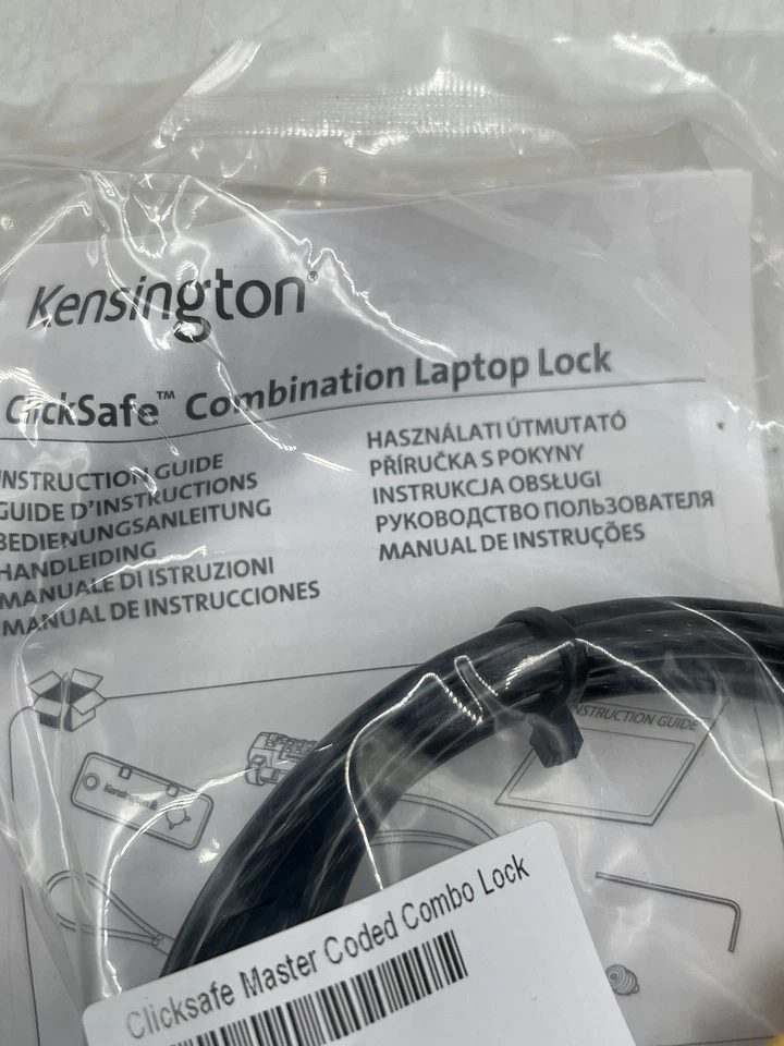 LOT of 28 Kensington ClickSafe Master Coded On-Demand Combination Lock K64679US - Image 2 of 4