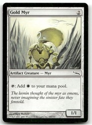 Gold Myr #180/306 Common Mirrodin Magic: The Gathering