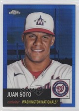 2022 Topps Chrome Platinum Anniversary Blue Prism Refractor Juan Soto #300 09p1