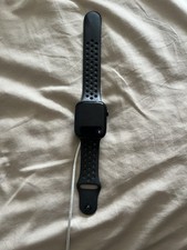 Apple Watch Series 7 45mm Aluminum GPS Cellular Nike Edition, Midnight Black