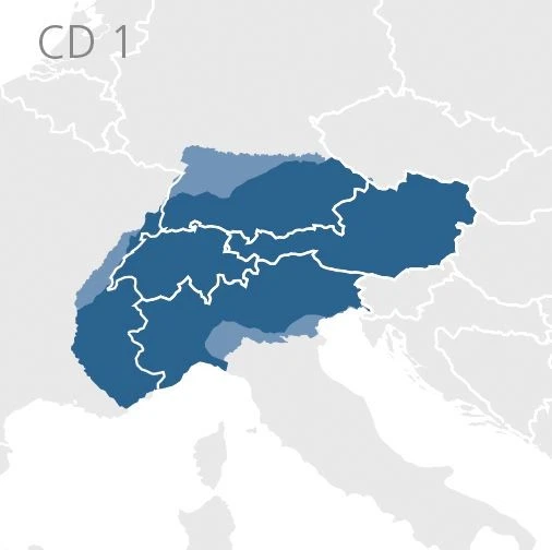 Blaupunkt Tele Atlas TomTom Alpen TravelPilot E EX 2019 2 CD Major Roads of Euro - Bild 3 von 4