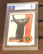 1999/00 Steve Francis Topps #118 Rookie Card  Beckett Graded Mint 9 #0000230187