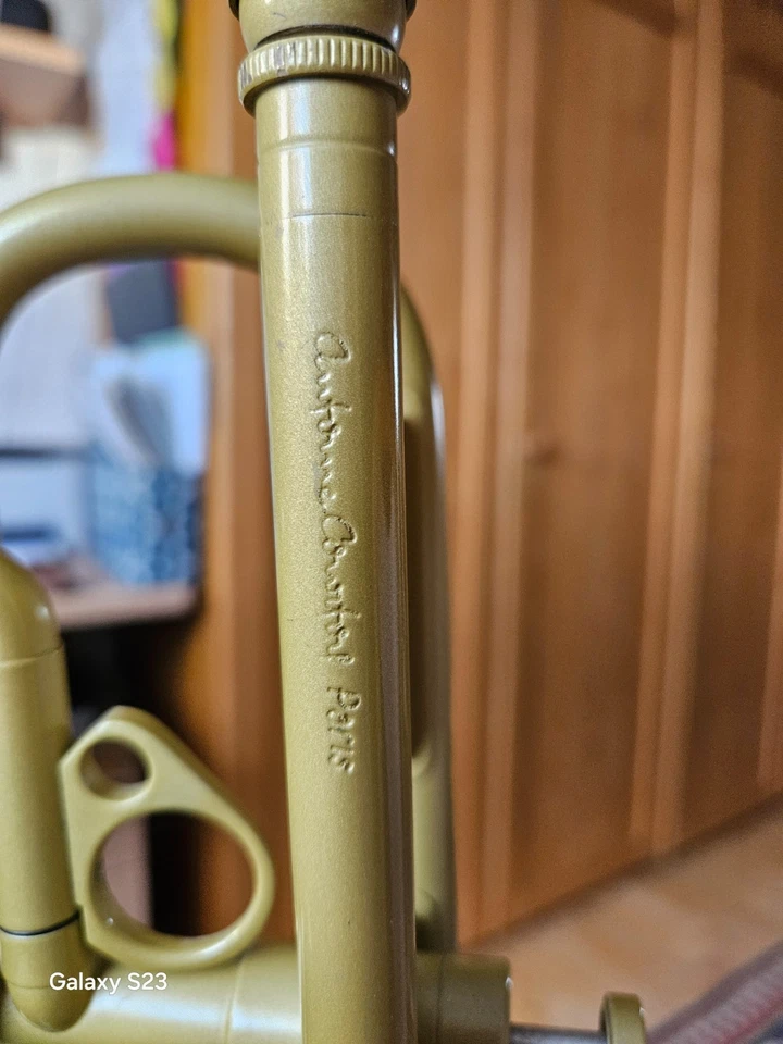 Bb- Trompete Courtois Evolution 1, gut erhalten, K&M-Ständer, Lampe - Bild 3 von 4