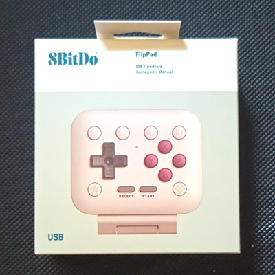 8BitDo FlipPad USB Wired Gamepad Controller Ergonomic Pink for iOS Android