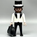 Playmobil Victorian Gentleman Male Adult Figure Tuxedo Cane Mansion Vintage RARE
