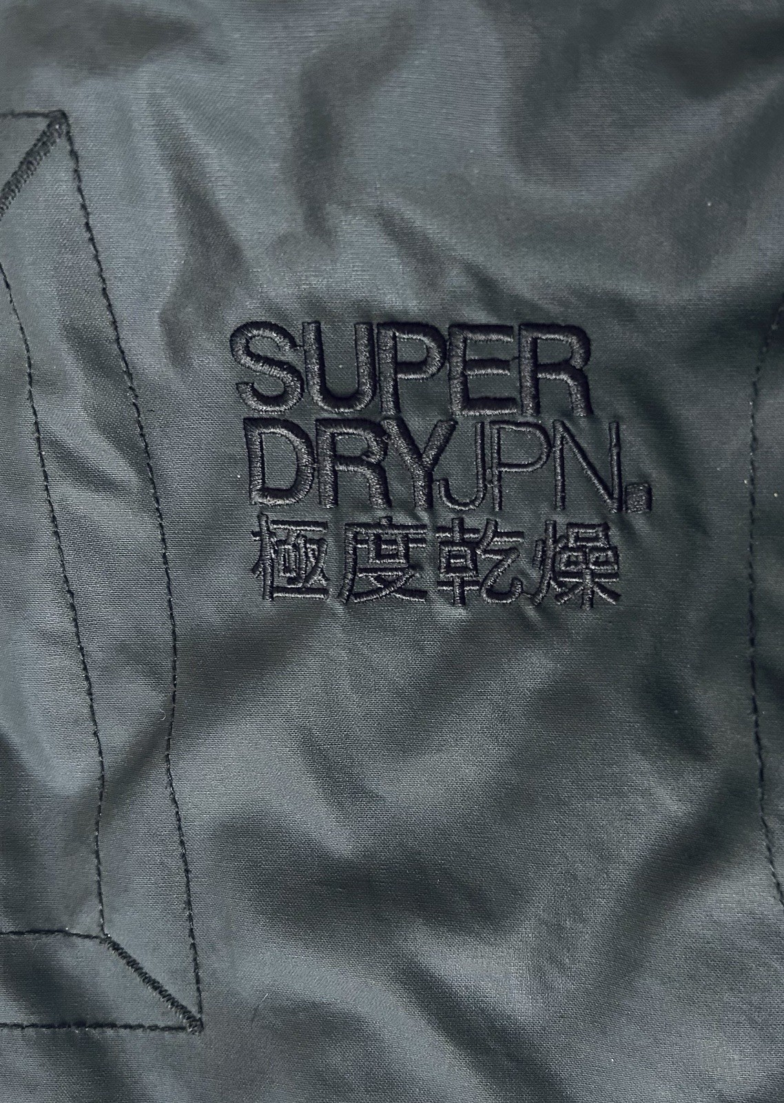 Superdry Coat Jacket Fur Hood Size L Womens Olive Military