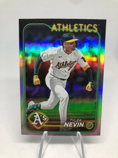 Tyler Nevin 2024 Topps Update Rainbow Foil Card #US3 Athletics
