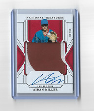 Aidan Miller - 2025 Panini National Treasures Material Signatures 86/99 #TMS-AM