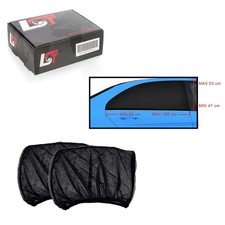 Sonnenschutz UV-Schutz 2 teilig Seitenfensterabdeckung durchsichtig für Dacia