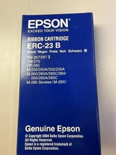 OEM Genuine EPSON ERC-23 B Printer Ribbon Cartridge Brand New Black