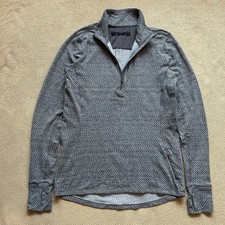 Lululemon Outrun 1/2 Zip Hazy Heather Athletic Performance Running Jacket 10