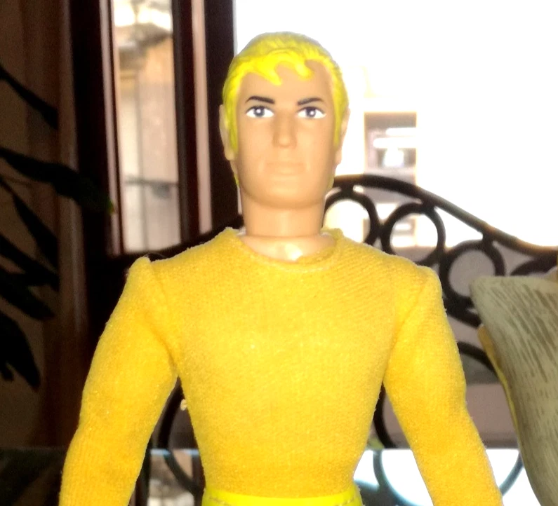 Raro AQUAMAN ORIGINALE 1971 Mego BARAVELLI - ARTICOLAZIONI SANE - Immagine 3 di 4