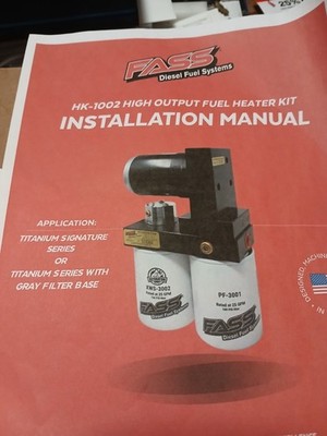 FASS Fuel Systems Titanium Series High Output Heater Disk HK1002 HK-1002