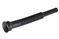 hünersdorff 819752 Auslaufrohr Standard, Flexibel, Schwarz, FüR Kraftstoff-Kanis