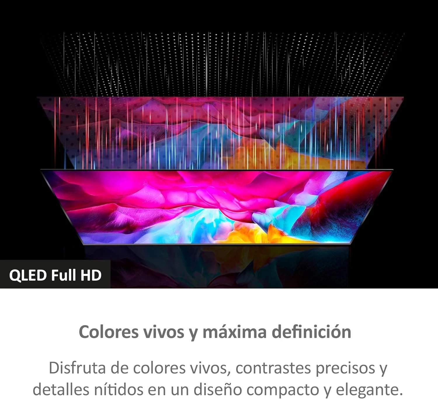 QLED 4K UHD H32S80EFX 32'' Smart TV, Google TV, Dolby Audio, HDR 10, Telecomando foto 4