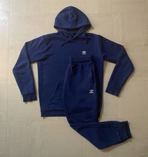 Adidas Originals Trefoil Essentials Tracksuit - BLUE - SIZE LARGE