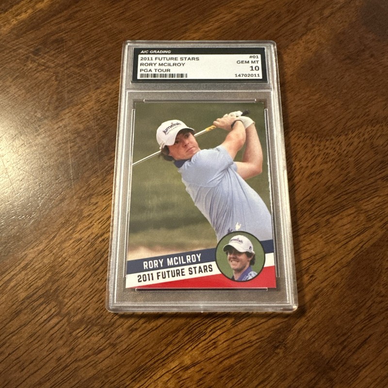 2011 FUTURE STARS PGA TOUR RC ROOKIE RORY MCILROY AIC 10 🔥🏆⛳️🔥