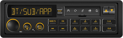 Bluetooth Retro Car Stereo Receiver - Single Din European Classic Look Radio