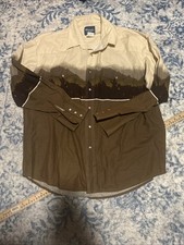 Vintage Wrangler Western Shirt With Pearl Snap Buttons XL