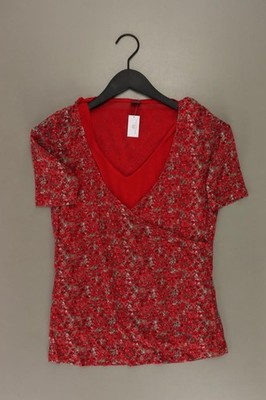 Selection by s.Oliver Shirt mit V-Ausschnitt Shirt für Damen Gr. 40, M Kurzarm