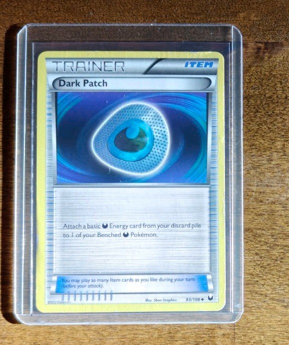 Pokemon Dark Patch 93/108 Dark Explorers BW Uncommon Trainer NM/LP