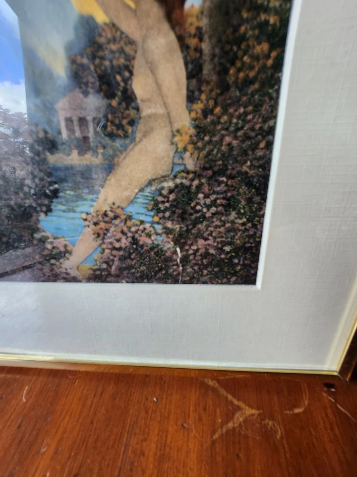 Maxfield Parrish "Old Romance" (1907) de la biblioteca Carnegie Foto 4 de 4