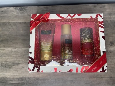 Victorias Secret 3 Pcs Shimmer Gift Set SHEER LOVE Lotion, Mist & Powder New