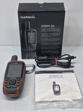 Garmin GPSMAP 64S Handheld GPS Map Navigation System w/ Accessories