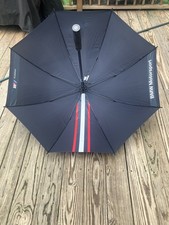 Bmw Motorsport Golf Umbrella With Red And White Accent Stripes Bmw Motorsport Golf Umbrella With Red And White Accent Stripes