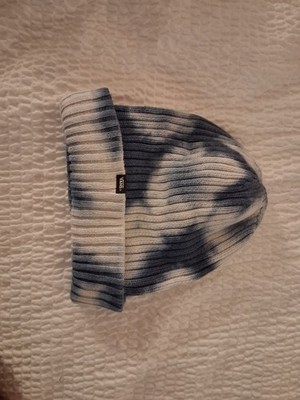 VANS BEANIE TYE DYE BLUE AND WHITE osfm NWOT