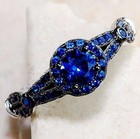 Heat Treated 1CT Kyanite 925 Solid Sterling Silver Ring Sz 6 MP3 — photo 1