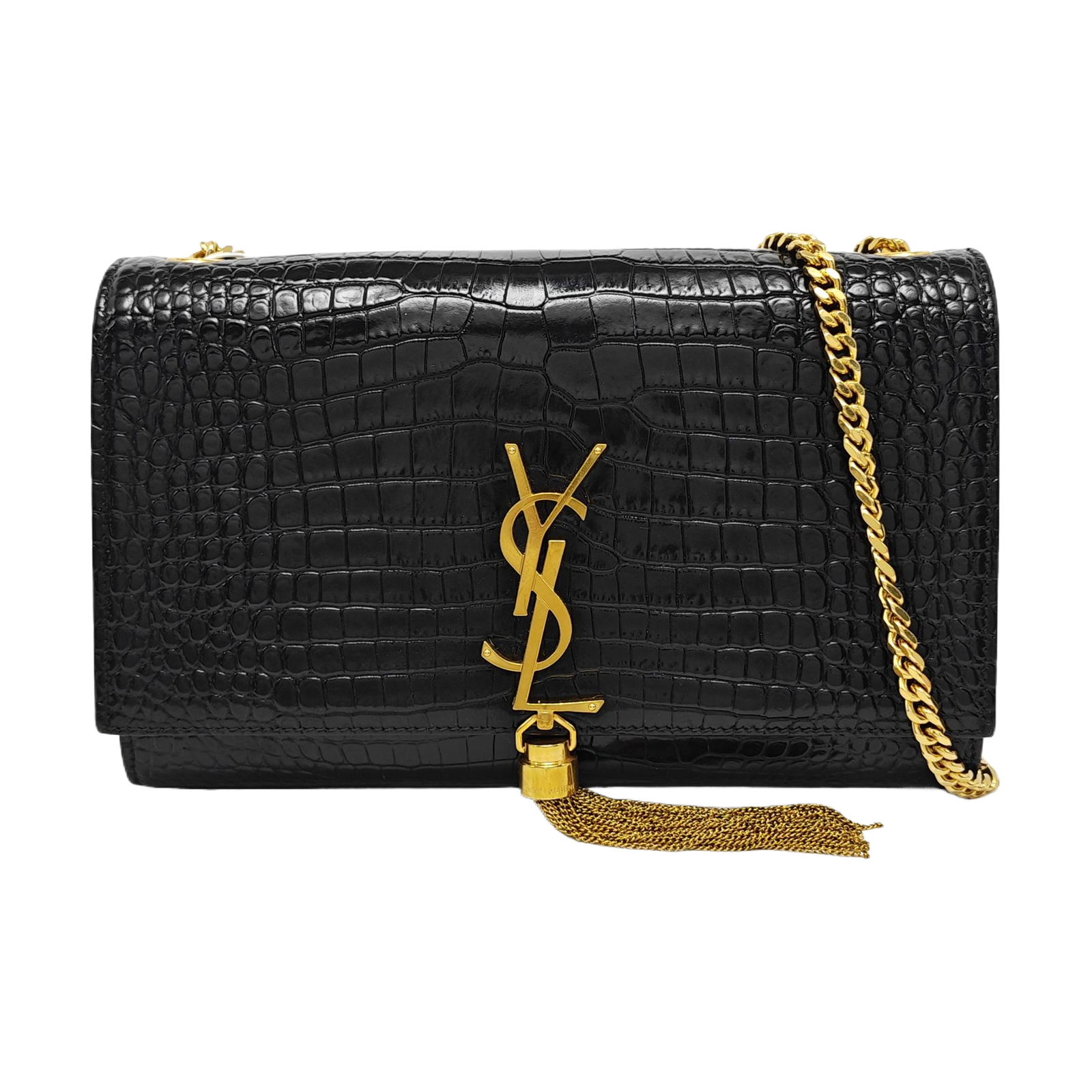 Yves Saint Laurent KATE Crossbody bags Leather Black Free Shipping | Duties Paid