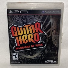 Guitar Hero: Warriors of Rock (Sony PlayStation 3, 2010) PS3 CIB 