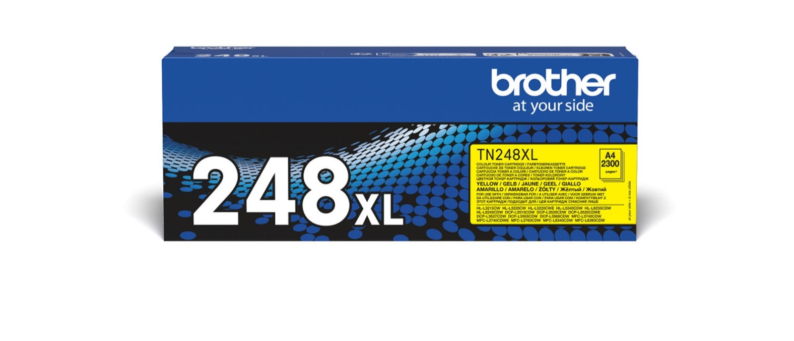Toner jaune Brother TN248XLY original haute capacite pour imprimante laser