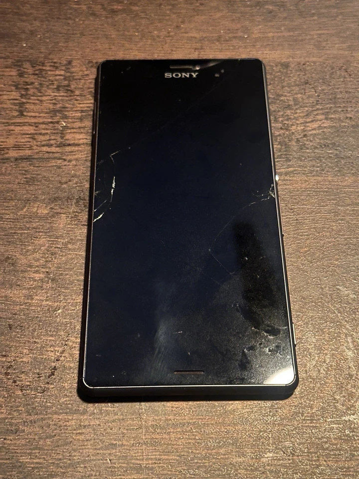 Teléfono Celular Sony Xperia Android T-MOBILE Negro SOLO PARA REPUESTOS Ver Descripción Foto 2 de 4