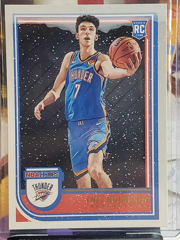 CHET HOLMGREN 2022-23 HOOPS HOLIDAY ROOKIE GONZAGA / OKC THUNDER 