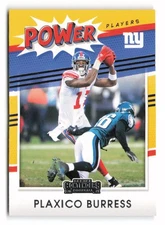 2021 Panini Contenders Plaxico Burress Power Players #PP-PBU New York Giants
