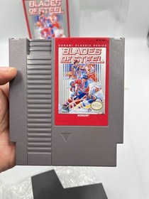 Blades of Steel Konami Classic Series Caja Roja Nintendo NES Completo CIB Raro!