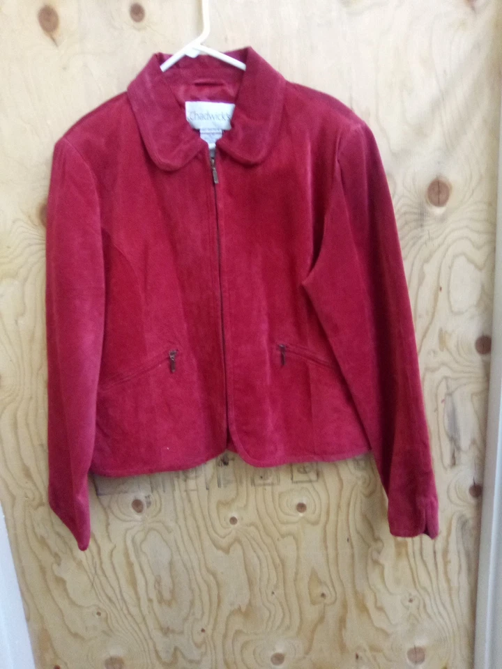 CHAQUETA CHADWICK'S CUERO BORGOÑA TALLA XL Foto 2 de 4