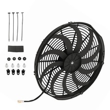 Ventilador eléctrico delgado de 16 pulgadas para sistema de refrigeración universal 3000CFM 120W 10 aspas