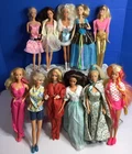 Lot Of 11 Vintage Barbies Fully Dressed Outfits And Shoes