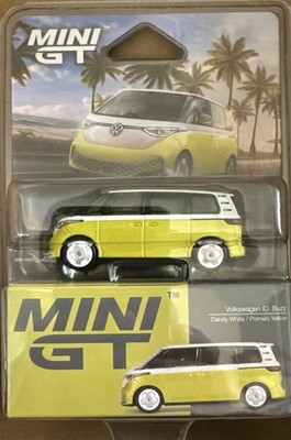 Mini GT 1:64 Volkswagen ID.Buzz Candy White/ Pomelo Yellow #1110