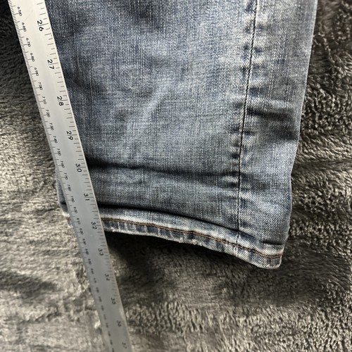 Pretty Green Jeans Erwood Slim Fit Light Blue Denim Tapered Mens Size W38 L32 - Picture 10 of 16