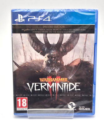 Warhammer Vermintide II 2 Deluxe Edition PS4 Neu & Sealed lose Disc