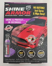 Shine Armor 3-in-1 Ceramic Coating Car Wash Shine Protect ASOTV 8oz NIB
