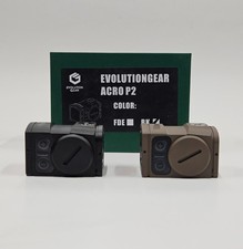 Evolution Gear ACRO P2 Enclosed Red Dot Sight - Holds 9mm 5.56 - USA Shipping