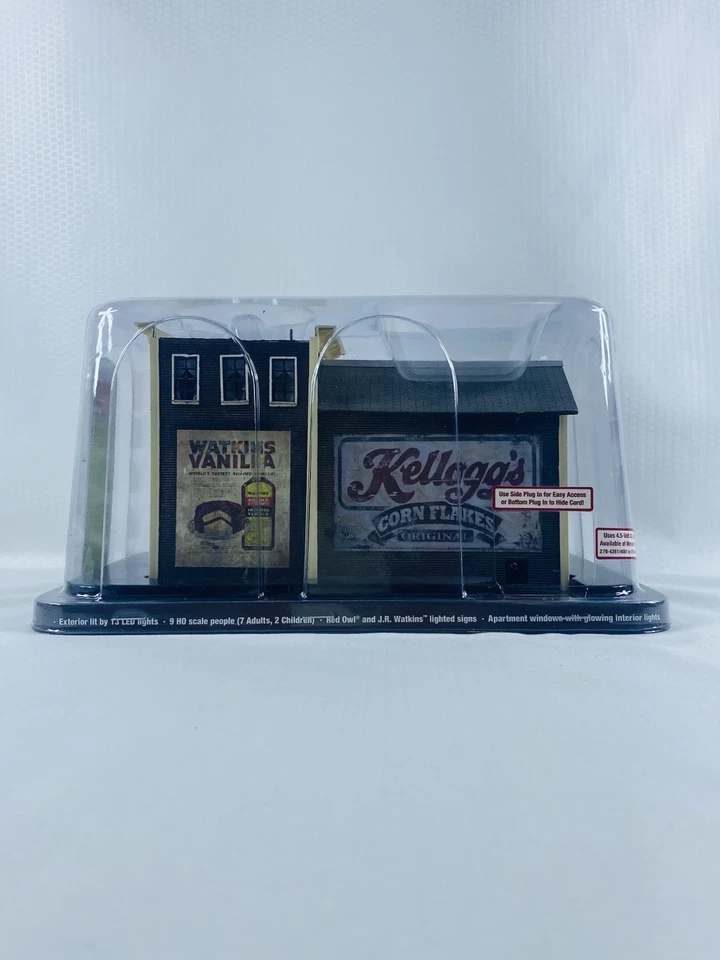 Menards 279-5013 HO Gauge WATKINS CITY BLOCK Gold Line Collect Bldg LED Lights - Image 3 of 4