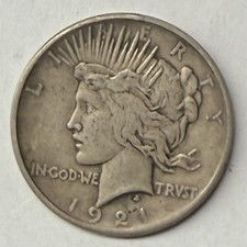 1921 Peace Dollar Beautiful  Nice Strike