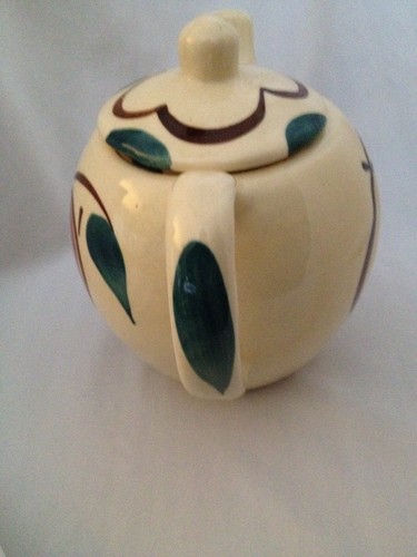 Vintage ~ Purinton Pottery ~ Teapot ~ Apple & Pear Design ~ 2 Cup Size - Picture 3 of 10