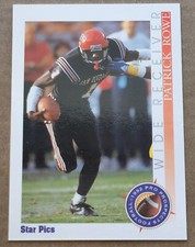 Patrick Rowe 1992 Star Pics Rookie Card #75 San Diego State Aztecs. rookie card picture